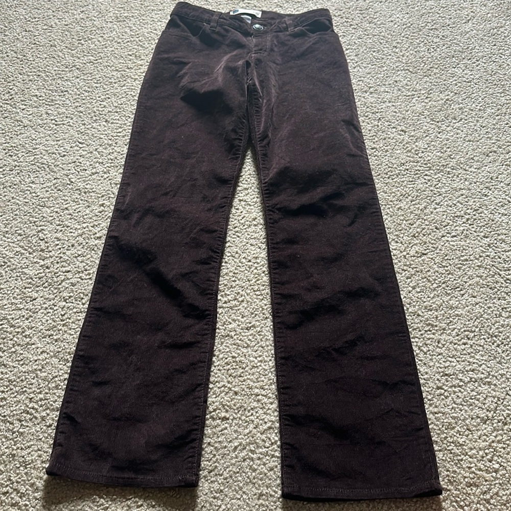 Gap Kids - straight leg brown corduroy pants
